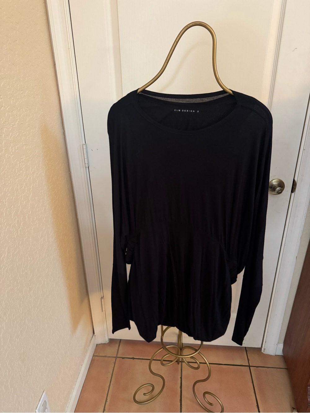 Elm Design Black Long-Sleeve dress